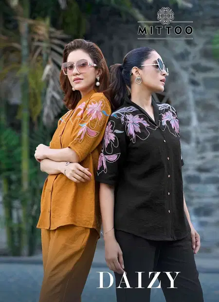 Daizy By Mittoo Viscose Crap Co Ord Set Wholesale Clothing Distributors In India